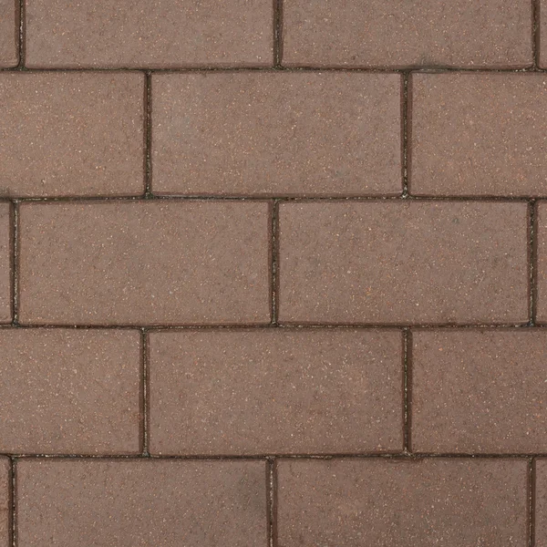 Brown brick paving stone sett — Stock Photo, Image