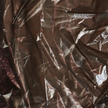 buruşuk siyah plastik torba