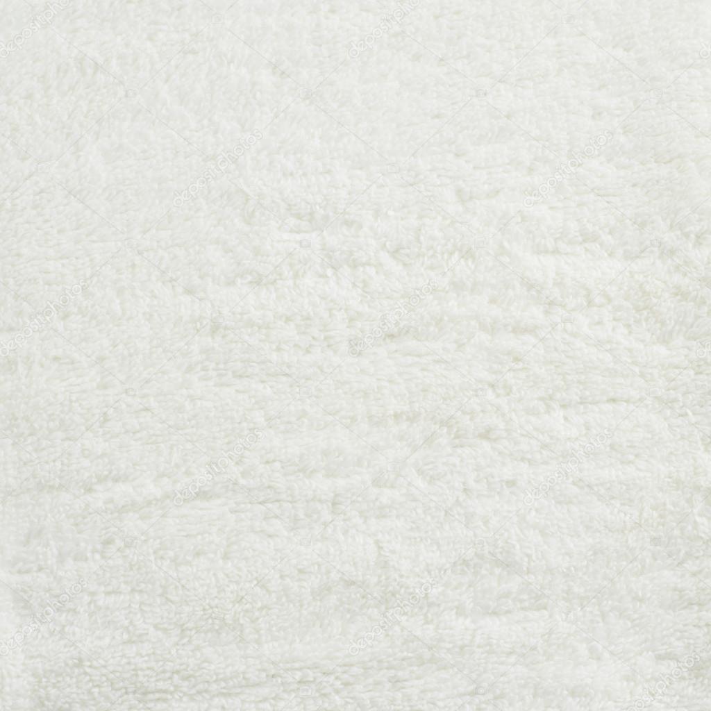 Shaggy white carpet