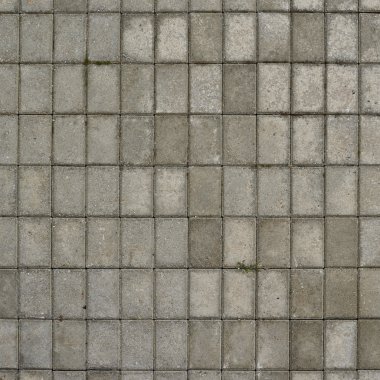 kaldırım taş tuğla yol ile döşeli