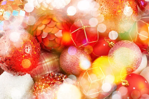 Seasonal Christmas decoration background — Stock Photo, Image