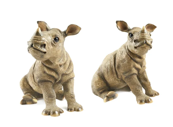 Rhinoceros rhino sculpture — Stock Photo, Image