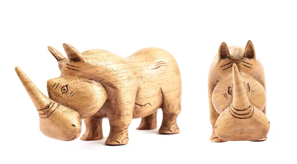 Rhinoceros rhino sculpture — Stock Photo, Image