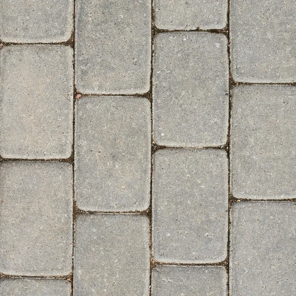 Tiled with paving stone bricks path — Stock Photo, Image