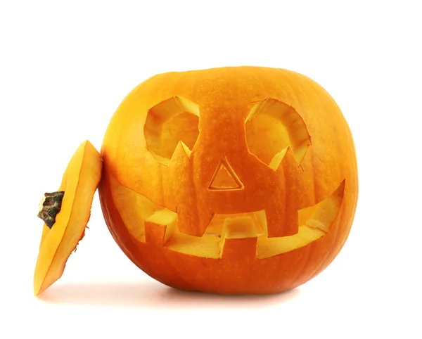 Jack-O'-Lanterns pompoen geïsoleerd — Stockfoto