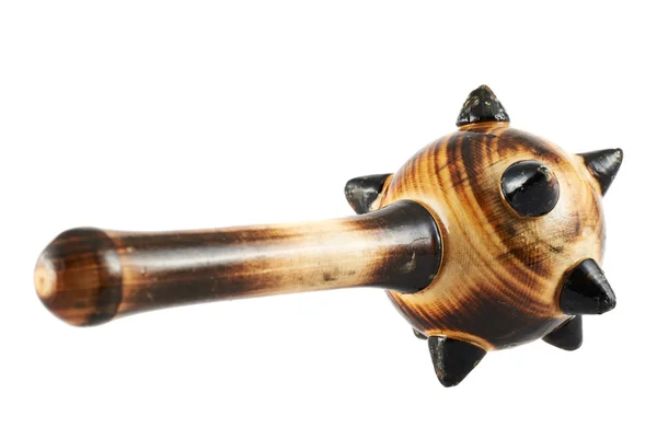 Arma de maza de madera aislada —  Fotos de Stock