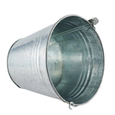 Çinko metal kova izole