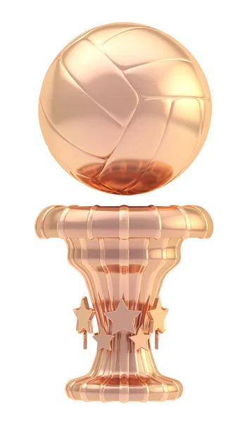 Award volleyball sport trophy cup — Stock Photo, Image