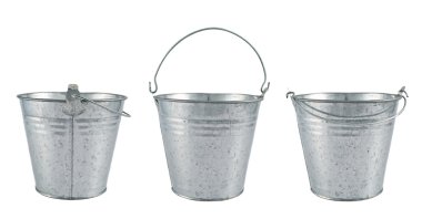 Çinko metal kova izole