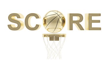 kelime puanı basketbol temalı kompozisyon