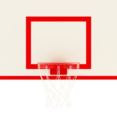 Basketbol hoop parçası