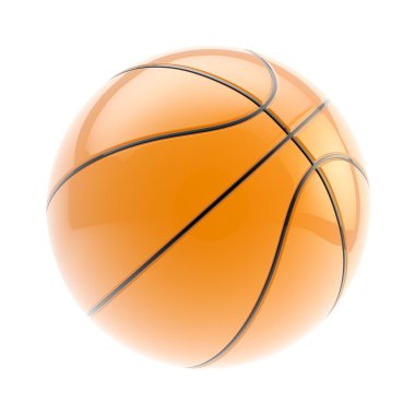 basketbol topu render izole