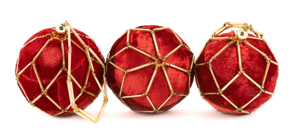 Прикраса різдвяної композиції м'яча — стокове фото