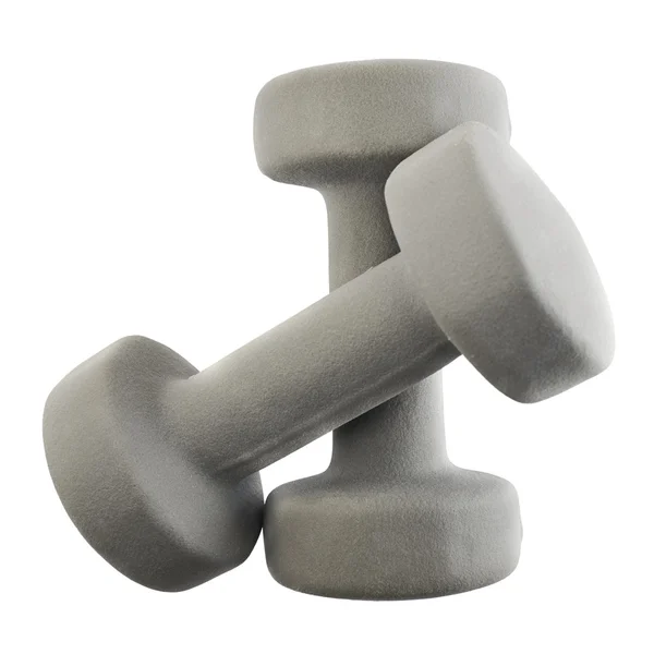 Two soft dumbbells composition — Stock Photo, Image