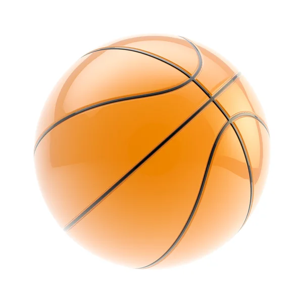 Basket boll render isolerade — Stockfoto