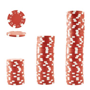 üç deste: casino fişi