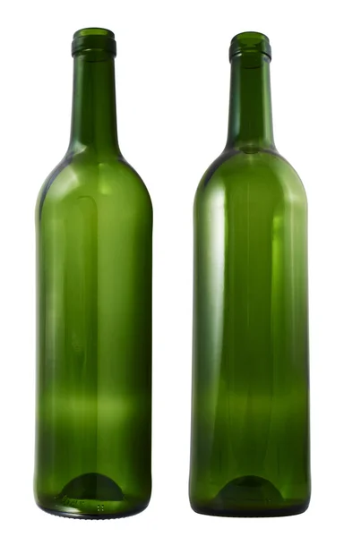 Glazen fles geïsoleerd — Stockfoto