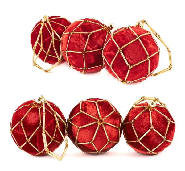 Decoração composição bola de Natal — Fotografia de Stock