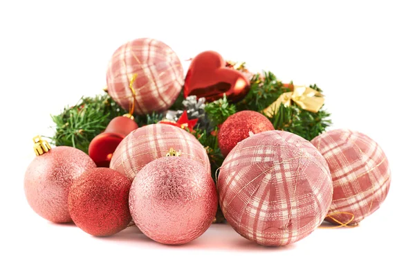 Decorazione Natale composizione palla — Foto Stock
