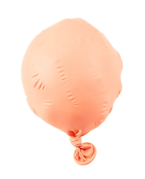 Gedefleerd ballon geïsoleerd — Stockfoto