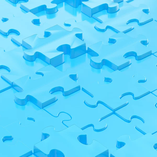 Синяя часть головоломки покрывает поверхность как абстрактное фоновое изображение — стоковое изображение Поверхность покрыта головоломками — стоковое фото