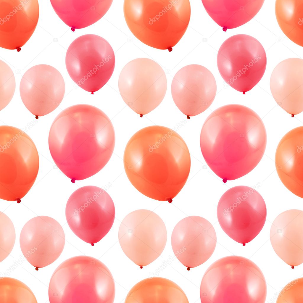 Pink balloon composition