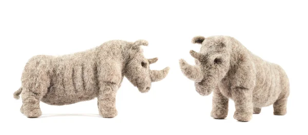 Neushoorn rhino beeldhouwkunst — Stockfoto
