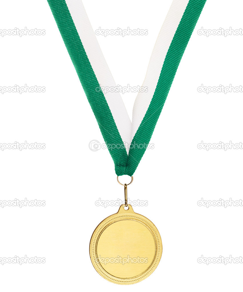 Copyspace metal medal