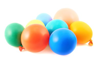 renkli balonlar yığını