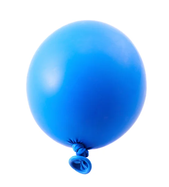 Palloncino d'aria mezzo gonfiato isolato — Foto Stock