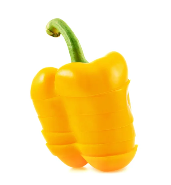 Zoete oranje paprika geïsoleerd — Stockfoto