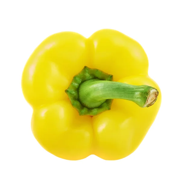 Sweet yellow bell pepper isolated — Stock Photo, Image