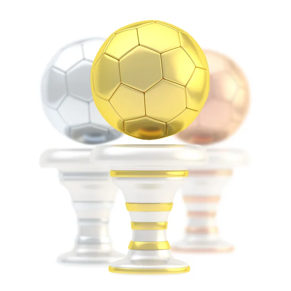 Ödül Futbol Spor kupa bardak — Stok fotoğraf