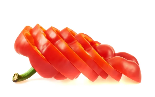 Söt paprika isolerade — Stockfoto