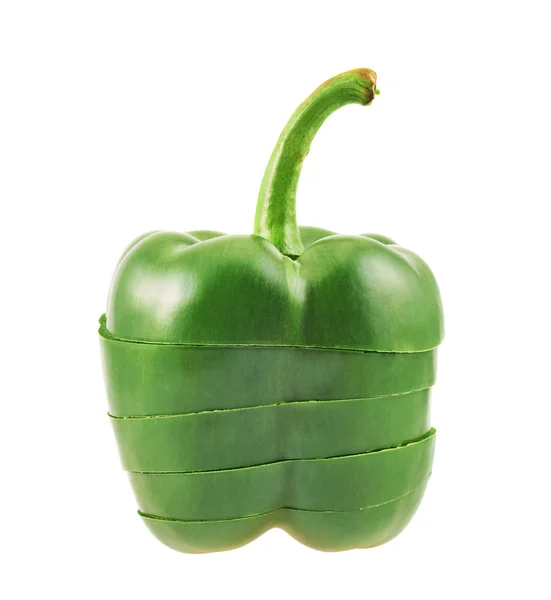 Zoete paprika geïsoleerd — Stockfoto