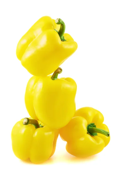 Sweet yellow bell pepper isolated — Stock Photo, Image