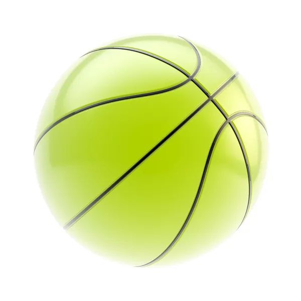 Basket boll render isolerade — Stockfoto