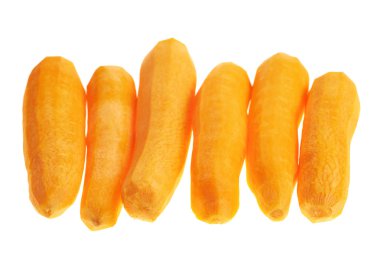 birden fazla soyulmuş havucu kompozisyon