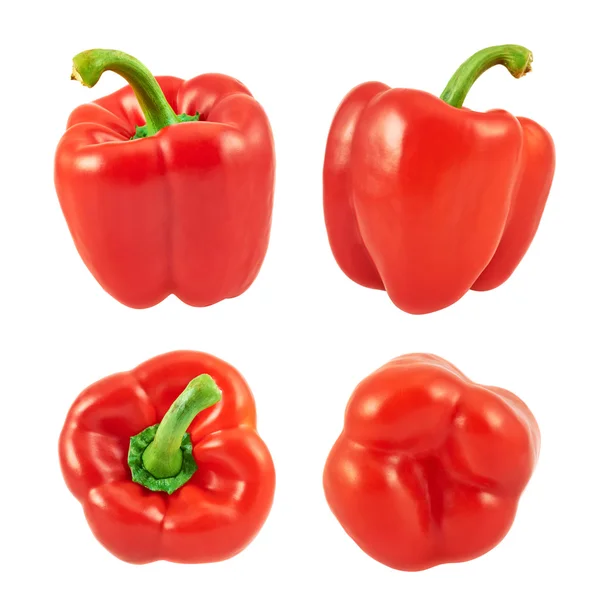 Sladká paprika sada izolované — Stock fotografie