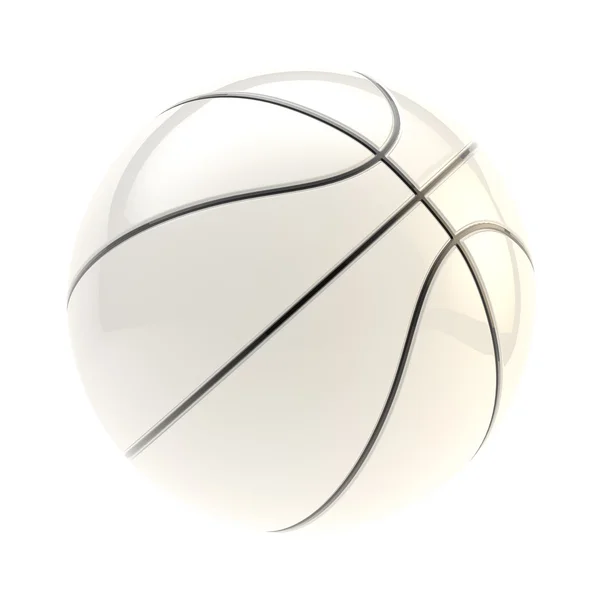 Bola de basquete render isolado — Fotografia de Stock