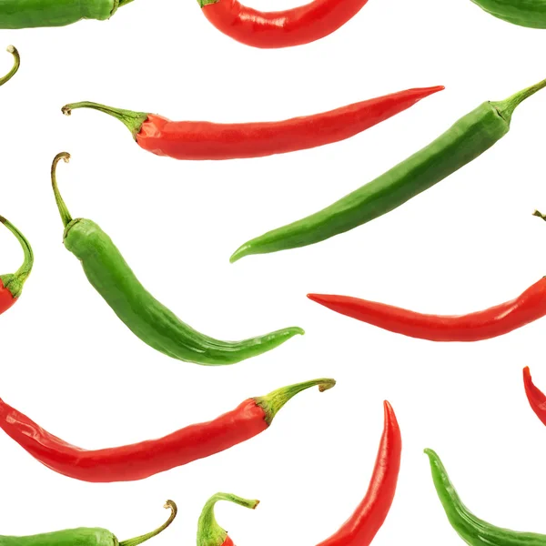 Chilipfeffer nahtloser Hintergrund — Stockfoto