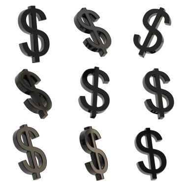 dolar para birimi simgesi oluşturma