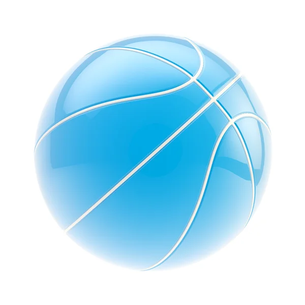 Basketbalový míč vykreslení izolované — Stock fotografie