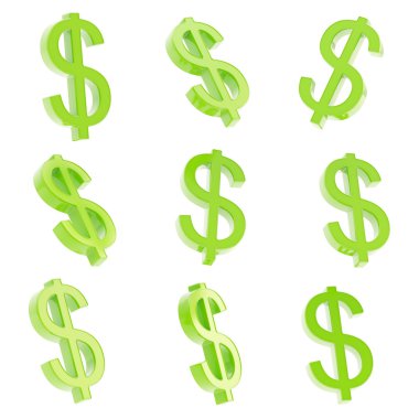 dolar para birimi simgesi oluşturma