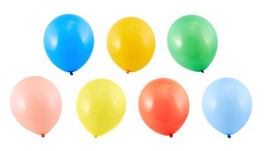 izole tümüyle şişirilmiş hava balonu