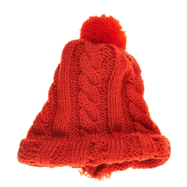 Knitted winter cap isolated — Stock Photo, Image