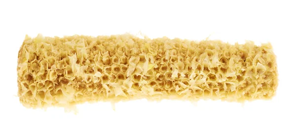 Полностью съеденная кукурузная палочка изолирована — стоковое фото