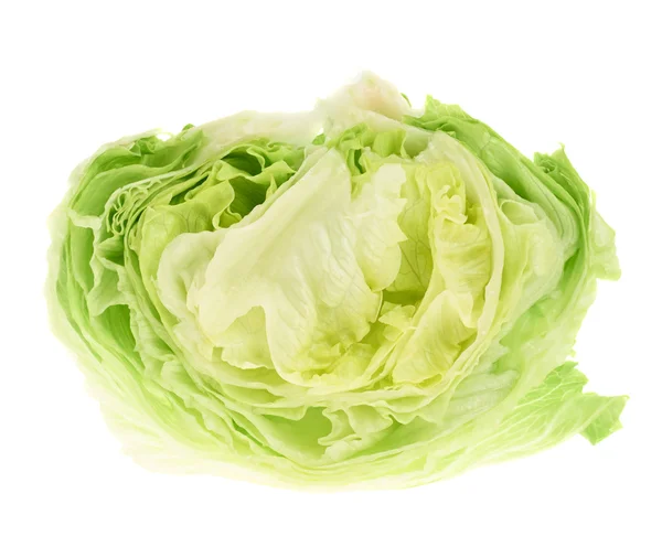 Sliced green cabbage cutaway isolated — Stock Photo, Image