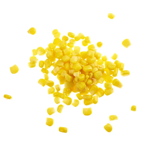 Pile of yellow corn kernels — Stock Photo, Image