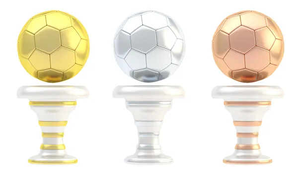 Award football sport trophy cup — Stock Photo, Image